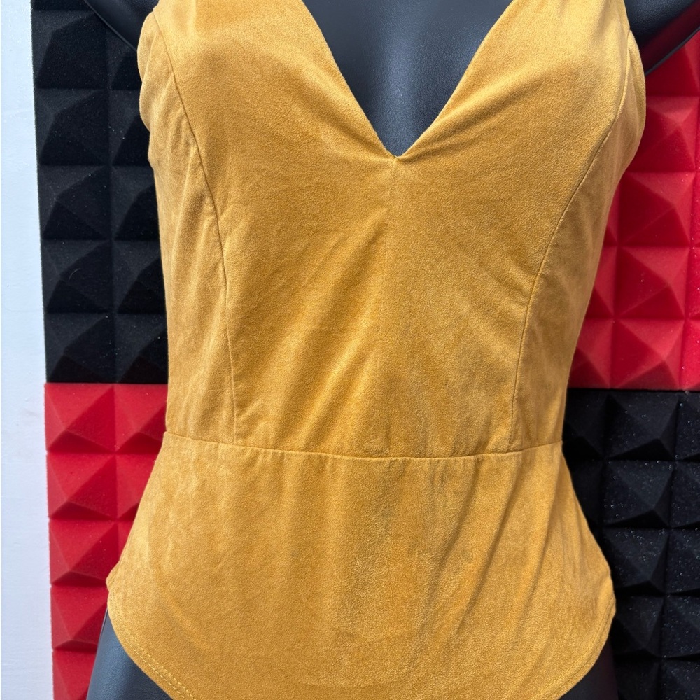Windsor Mustard Bodysuit for Women